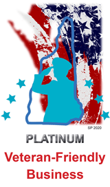 Veteran Friendly Business Platinum logo
